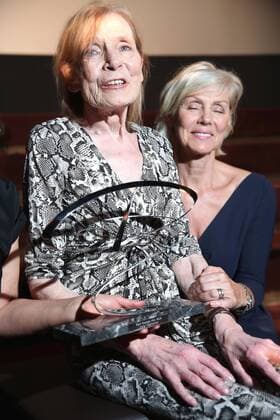 Award GOETZ GEORGE PRIZE 2019 Prizewinner Margit Carstensen with Marika George at the GOETZ GEORGE PRIZE award ceremony at the Astor Film Lounge on 19 August 2018 The endowed prize is intended to commemorate this lifes work of Goetz George Prizewinnerat the GOETZ GEORGE PRIZE 2019 at the Astor Film Lounge on 19 August 2018 The endowed prize is intended to commemorate this lifes work of Goetz