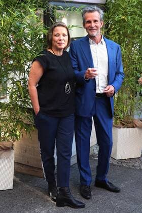 Award GOETZ GEORGE PRIZE 2019 Ulrich Matthes and Tanja George on the Red Carpet for the GOETZ GEORGE PRIZE on 19 August 2018 in the Astor Film Lounge The endowed prize shall commemorate this lifes work of Goetz George Berlin Charlottenburg Berlin Germany