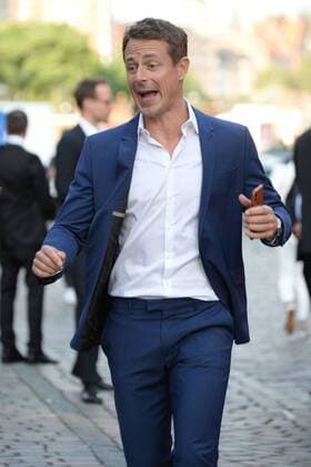 Hamburg, the 19 08 2019 presenter Alexander Bommes on his way to the presentation of the Sport Bild Award 2019 in Hamburg The festive gala took place in the Fischauktionshalle Prominent guests at the Sportbild Award 2019 in Hamburg, Hamburg St Pauli Hamburg Germany