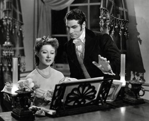 Greer Garson, Laurence Olivier, Pride and Prejudice (1940) MGM File Reference 33848-431THA Hollywood CA USA  Copyright: xCinemaxPublishersxCollection xThexHollywoodxArchivex 33848431THA