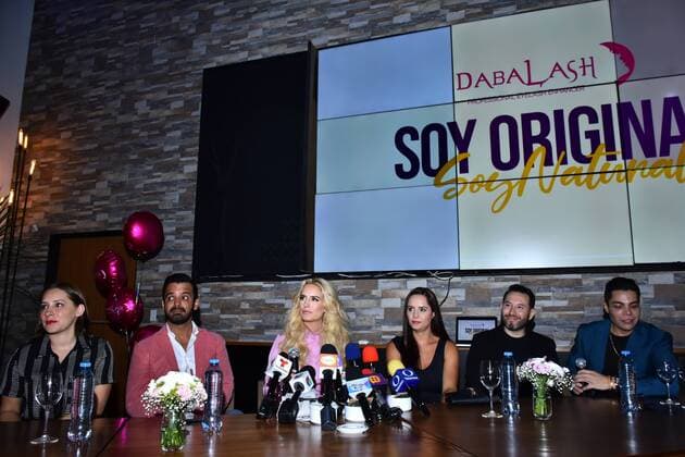 Dabalash Pressetermin in Mexiko-Stadt Tania Ruiz Eichelmann the new face of Dablash MEXICO CITY, MEXICO - AUGUST 20: Model Tania Ruiz Eichelmann speaks during a press conference to announce her is the new face of Dablash cosmetics 2019-2020 at Margarita s Kitchen and Bar on August 20, 2019 in Mexico City, Mexico  Copyright: xCarlosxTischlerx EYE2471