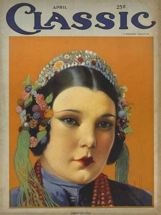 Actress Leatrice Joy as the Character Taou Yuen from the Silent Film, Java Head , Motion Picture Classic Magazine Cover by F. Dahl, April 1923  Copyright: xJTxVintagex jtv010994