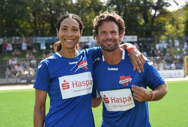 Kicking with Heart 2019 25 08 2019, Hamburg, Kicking with Heart 2019, in picture Annabelle Manden and Stephan Luca nordphotoxWitke nph00002
