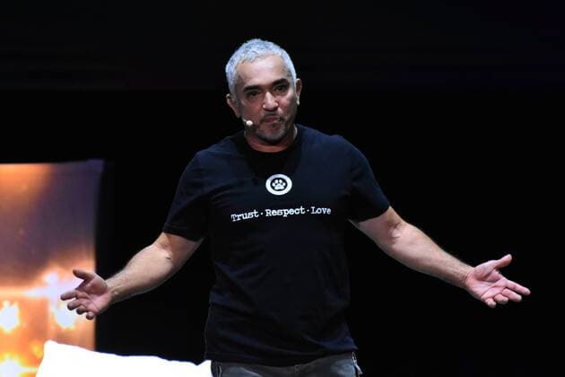 Cesar Millan Once Upon A Dog Show in Mexico MEXICO CITY, MEXICO - AUGUST 25: The Dog Trainer Cesar Millan speaks on stage during his show Once Upon A Dog at Mexico City Arena on August 25, 2019 in Mexico City, Mexico  Copyright: xCarlosxTischlerx EYE_4014