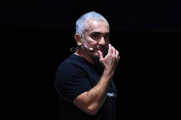 Cesar Millan Once Upon A Dog Show in Mexico MEXICO CITY, MEXICO - AUGUST 25: The Dog Trainer Cesar Millan speaks on stage during his show Once Upon A Dog at Mexico City Arena on August 25, 2019 in Mexico City, Mexico  Copyright: xCarlosxTischlerx EYE_3995