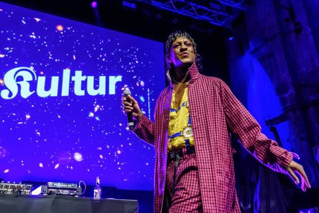 Mykki Blanco at the music festival Pop Kultur Kulturbrauerei in Berlin Prenzlauer Berg snapshot photography F Boillot