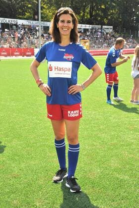 Katja Suding Benefit Football match KICKEN WITH HEART, the duel between celebrities and doctors for a good cause in the stadium Hoheluft SC Victoria Hamburg Hamburg, 25 08 2019 Please caption IMAGO Michael Wigglesworth