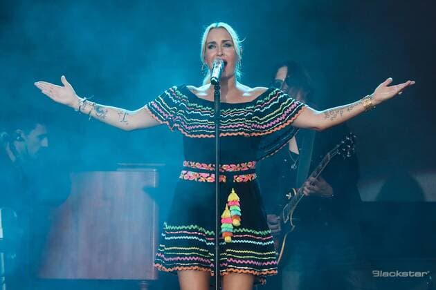 Singer Sarah Connor GER Radio Brocken Summer Open Air Stars for Free 2019 at Stadtpark Rotehorn in Magdeburg Saxony Anhalt Photographed on 25 08 2019