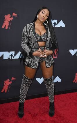 NEWARK, NJ - AUG 26: Megan Thee Stallion attends the 2019 MTV Video Music Awards at Prudential Center on August 26, 2019 in Newark, New Jersey. Photo: imageSPACE MediaPunch Copyright: ximageSPACEx
