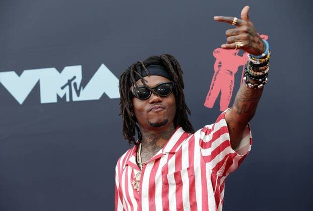 J.I.D arrives on the red carpet at the 36th annual MTV Video Music Awards at the Prudential Center in Newark, NJ on Monday, August 26, 2019.  NJP20190826414 JOHNxANGELILLO