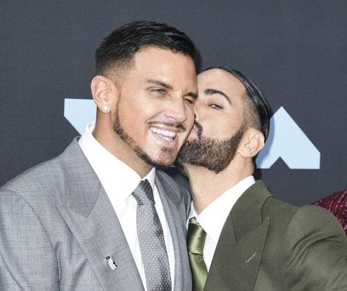 NEWARK, NJ - AUG 26: Charly Defrancesco and Marc Jacobs attend the 2019 MTV Video Music Awards at Prudential Center on August 26, 2019 in Newark, New Jersey. Photo: imageSPACE MediaPunch Copyright: ximageSPACEx