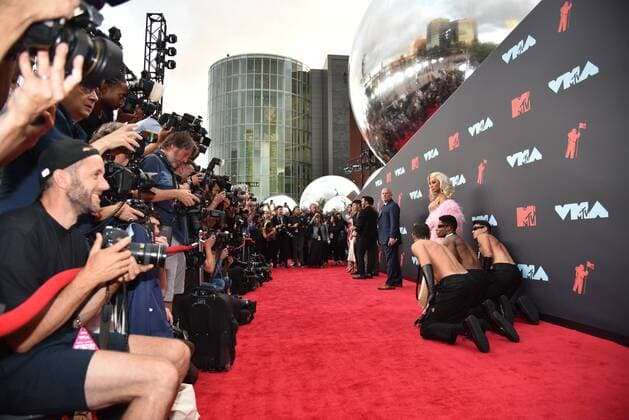 Nikita Dragun arrives on the red carpet at the 36th annual MTV Video Music Awards at the Prudential Center in Newark, NJ on Monday, August 26, 2019.  NJP20190826430 SERENAxXU-NING