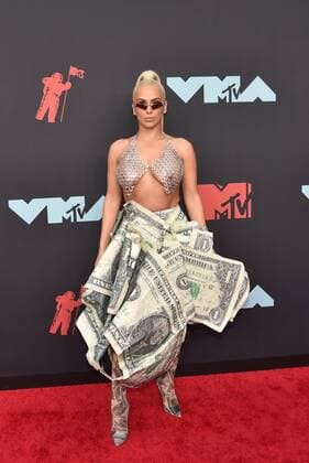 Veronica Vega arrives on the red carpet at the 36th annual MTV Video Music Awards at the Prudential Center in Newark, NJ on Monday, August 26, 2019.  NJP20190826434 SERENAxXU-NING