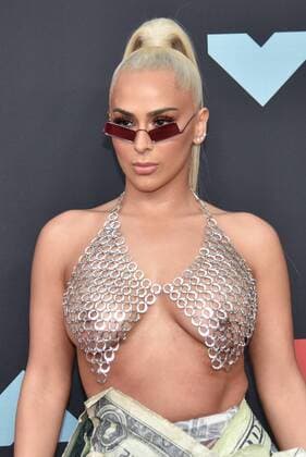 Veronica Vega arrives on the red carpet at the 36th annual MTV Video Music Awards at the Prudential Center in Newark, NJ on Monday, August 26, 2019.  NJP20190826435 SERENAxXU-NING