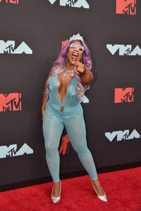 Peppermint arrives on the red carpet at the 36th annual MTV Video Music Awards at the Prudential Center in Newark, NJ on Monday, August 26, 2019.  NJP20190826437 SERENAxXU-NING