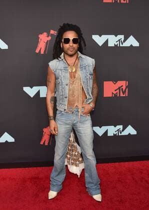Lenny Kravitz arrives on the red carpet at the 36th annual MTV Video Music Awards at the Prudential Center in Newark, NJ on Monday, August 26, 2019.  NJP20190826473 SERENAxXU-NING