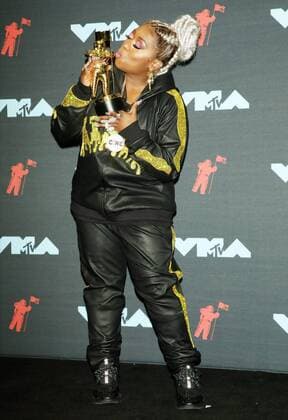 Missy Elliott poses for photos in the press room during the 36th annual MTV Video Music Awards at the Prudential Center in Newark, NJ on Monday, August 26, 2019.  NJP20190826318 MONIKAxGRAFF