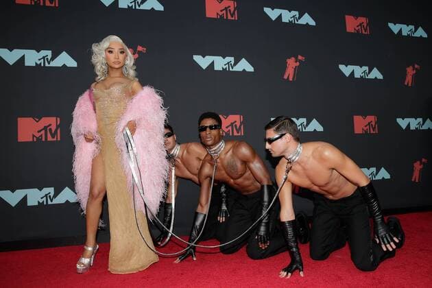 Nikita Dragun arrives on the red carpet at the 36th annual MTV Video Music Awards at the Prudential Center in Newark, NJ on Monday, August 26, 2019.  NJP20190826536 JOHNxANGELILLO