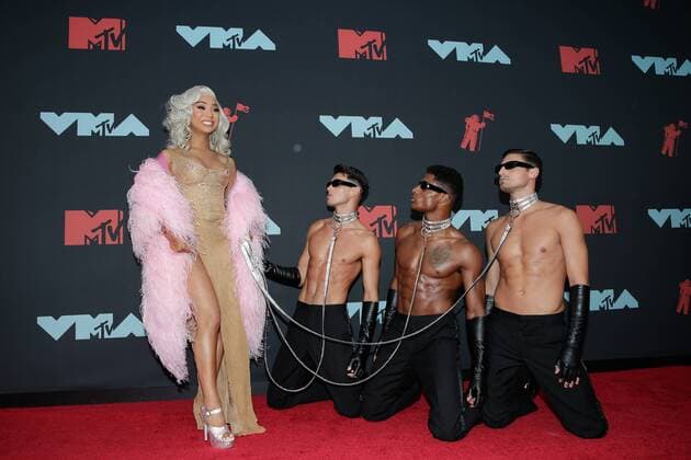 Nikita Dragun arrives on the red carpet at the 36th annual MTV Video Music Awards at the Prudential Center in Newark, NJ on Monday, August 26, 2019.  NJP20190826537 JOHNxANGELILLO