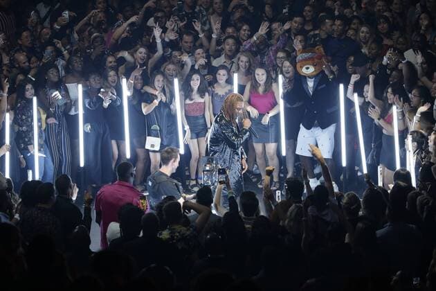 Fetty Wap performs at the 36th annual MTV Video Music Awards at the Prudential Center in Newark, NJ on Monday, August 26, 2019.  NJP20190821006 JOHNxANGELILLO