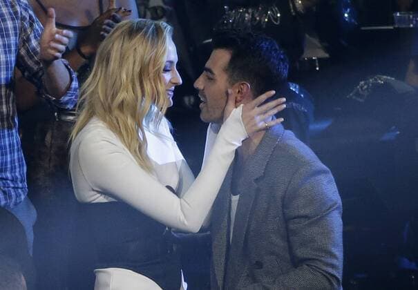Sophie Turner and Joe Jonas at the 36th annual MTV Video Music Awards at the Prudential Center in Newark, NJ on Monday, August 26, 2019.  NJP20190821023 JOHNxANGELILLO