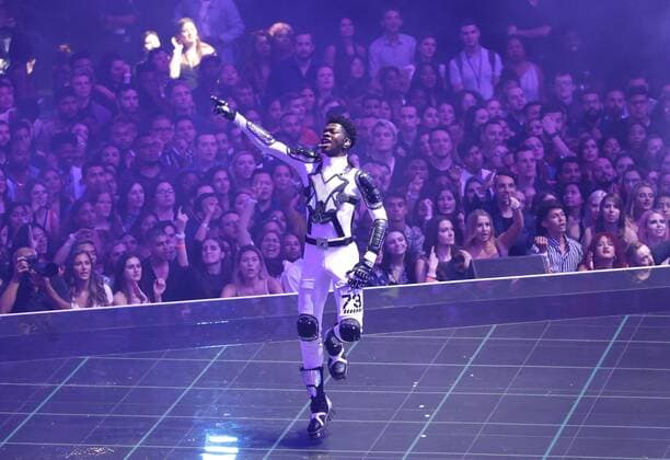 Lil Nas X performs at the 36th annual MTV Video Music Awards at the Prudential Center in Newark, NJ on Monday, August 26, 2019.  NJP201908261048 JOHNxANGELILLO