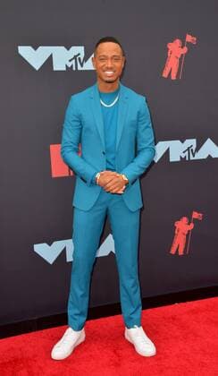 August 26, 2019, New York, New York, United States Terrence J arriving at the 2019 MTV Video Music Awards at the Prudential Center on August 26, 2019 in Newark, New Jersey New York United States  - ZUMAny1_ 20190826_zaf_ny1_120 Copyright: xKristinxCallahanx