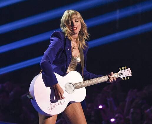 NEWARK, NJ - AUG 26: Taylor Swift performs during the 2019 MTV Video Music Awards at Prudential Center on August 26, 2019 in Newark, New Jersey. Photo: imageSPACE MediaPunch Copyright: ximageSPACEx