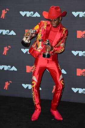 August 26, 2019, Newark, NJ, USA: August 26, 2019 Newark, NJ..Lil Nas X in the press room for MTV Video Music Awards at Prudential Center on August 26, 2019 in Newark, New Jersey. Newark USA  - ZUMAny1_ 20190826_zaf_ny1_271 Copyright: xKristinxCallahanx