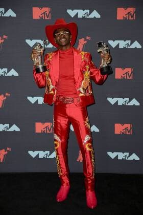 August 26, 2019, Newark, NJ, USA: August 26, 2019 Newark, NJ..Lil Nas X in the press room for MTV Video Music Awards at Prudential Center on August 26, 2019 in Newark, New Jersey. Newark USA  - ZUMAny1_ 20190826_zaf_ny1_275 Copyright: xKristinxCallahanx