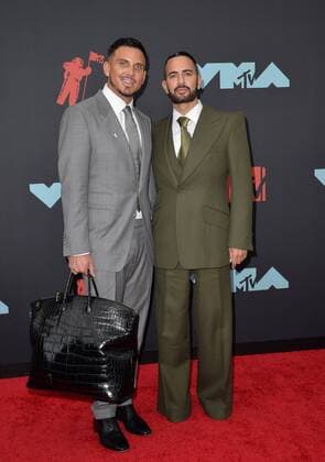 August 26, 2019, New York, New York, United States: Charly Defrancesco (L) and Marc Jacobs arriving at the 2019 MTV Video Music Awards at the Prudential Center on August 26, 2019 in Newark, New Jersey New York United States  - ZUMAny1_ 20190826_zaf_ny1_426 Copyright: xKristinxCallahanx