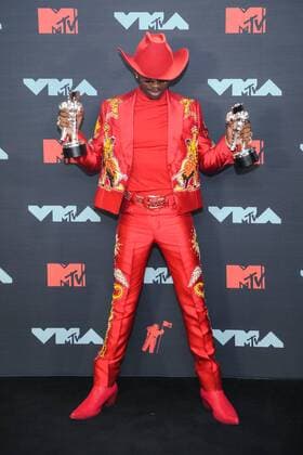 27 August 2019 - Newark, New Jersey - Lil Nas X. 2019 MTV Video Music Awards held at Prudential Center. Photo Credit: Christopher Smith AdMedia 244257 2019-08-27 New Jersey Newark  Copyright: xAdMediax STAR_244257_024