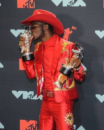 27 August 2019 - Newark, New Jersey - Lil Nas X. 2019 MTV Video Music Awards held at Prudential Center. Photo Credit: Christopher Smith AdMedia 244257 2019-08-27 New Jersey Newark  Copyright: xAdMediax STAR_244257_033