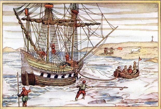 Willem Barents Willem Barents (d.1597) Dutch navigator who led expeditions in search of Northeast Passage. Barents ship among the Arctic ice. Illustration after Gerard de Veer s account of Barents three voyages, published 1598 Copyright: xPhoto12 AnnxRonanxPicturexLibraryx ARP07096_390001878