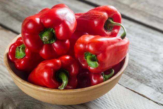  Red bell peppers  Copyright: xAlex9500x Panthermedia26871518