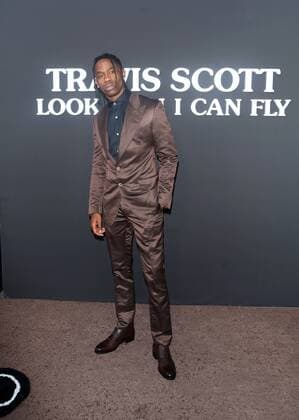 August 27, 2019, La, United States of America Travis Scott arriving at the premiere of Netflix s Travis Scott Look Mom I Can Fly at Barker Hangar on August 27, 2019 in Santa Monica, California La United States of America  - ZUMAny1_ 20190827_zaf_ny1_030 Copyright: xFamousx