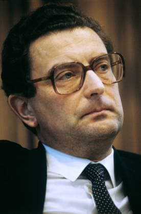 Deutschland, Bonn, 1980 Gerhart Baum, Bundesinnenminister Gerhart Baum *** Germany, Bonn, 1980 Gerhart Baum, Federal Minister of the Interior Gerhart Baum