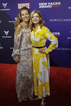 29 08 2019 Düsseldorf Guest at the Bunte New Faces Award in the old steelworks Miriam Lange, Eva Imhof Düsseldorf Old steelworks, Ronsdorfer Str Nordrhein Westfalen Germany