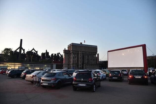 The Autokino series starts in Völklingen on Friday 29 8 2019 at the World Cultural Heritage Site © bub