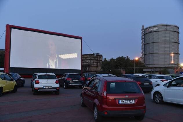 The Autokino series starts in Völklingen on Friday 29 8 2019 at the World Cultural Heritage Site © bub