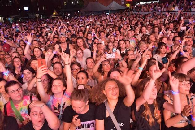 Energy Music Tour Berlin 2019 Fans and spectators of the band Bastille Live on Stange at the Energy Music Tour 2019 in the Kulturbrauerei in Berlin on 31 08 2019 photopress müller