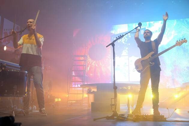 Energy Music Tour Berlin 2019 Bastille, Dan Smith, Kyle Simmons, Will Farquarson, Charlie Barnes, Chris Wood Live on Stange at the Energy Music Tour 2019 at the Kulturbrauerei in Berlin on 31 08 2019 photopress müller