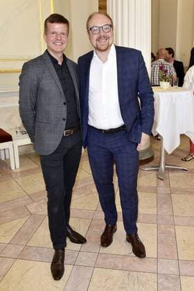 Burkhard Glashoff and Clemens Trautmann at the press conference to announce the winners of Opus Klassik 2019 at the Konzerthaus Berlin Berlin, 02 09 2019 Foto:xT.xBieberx xFuturexImage