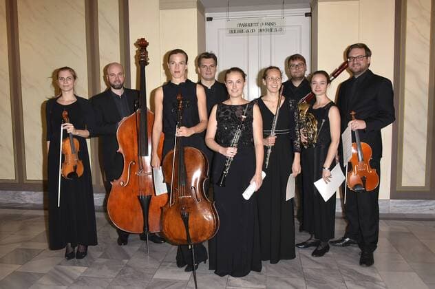 Friederike Roth with the Berolina Ensemble at the press conference to announce the winners of Opus Klassik 2019 at the Konzerthaus Berlin Berlin, 02 09 2019 Foto:xT.xBieberx xFuturexImage