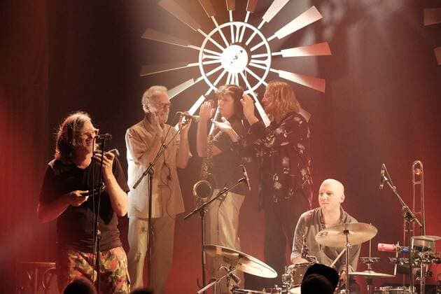 01 09 2019 xkhx Kassel, culture tent concert 17 Hippies thirteen member Berlin band