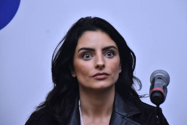 Bien Fest 2019 press conference MEXICO CITY, MEXICO - SEPTEMBER 3: Actress Aislinn Derbez talks during a press conference to promote Bien Fest 2019 It is a festival to raise awareness among citizens to be in good health at Casa Zertu on September 3, 2019 in Mexico City, Mexico  Copyright: xCarlosxTischlerx EYE_7920