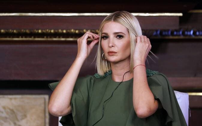 Ivanka Trump, eldest daughter and adviser to the President of the United States Donald Trump, participates in the Financial Inclusion and Credit Access for Women forum in Bogota, Colombia, 03 September 2019. The eldest daughter and adviser to the president of the United States Donald Trump and the Deputy Secretary of State John J. Sullivan, visit Colombia. Ivanka Trump visits Colombia !ACHTUNG: NUR REDAKTIONELLE NUTZUNG!  Copyright: xMauricioxDuenasxCastanedax AME2983 20190903-637031516712002018