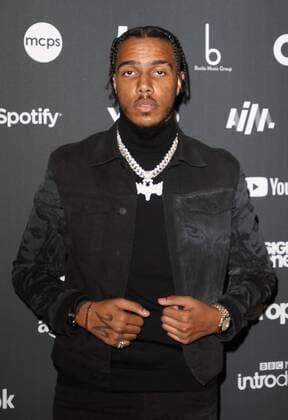 September 3, 2019, London, United Kingdom: Rapper AJ Tracey on the red carpet arrivals board during the AIM Independent Music Awards 2019 held at the Roundhouse in London. London United Kingdom - ZUMAs197 20190903_zaa_s197_256 Copyright: xKeithxMayhewx