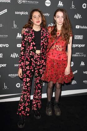 AIM Independent Music Awards 2019 London, UK. Lets Eat Grandma at Red carpet arrivals board for the AIM Independent Music Awards 2019 held at the Roundhouse, Camden, London on September 3rd 2019. LMK73-J5392-040919 