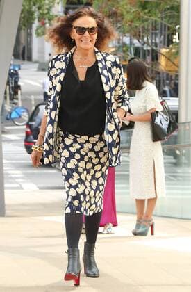 NEW YORK, NY- September 04: Diane Von Furstenberg arrives at the 2019 Couture Council Luncheon at Lincoln Center in New York City on September 04, 2019. Copyright: xRWx